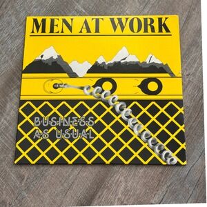 Men At Work Business As‎ Usual Vinyl Record LP 1982 Columbia Records